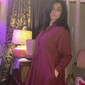 Vintage Flannel Dress!